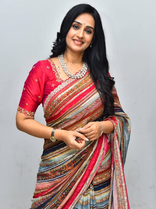 Premium Chinnon Laya Saree