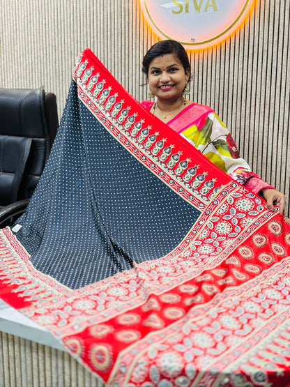 *5 days Prebook* Azrak Sarees in Crepe