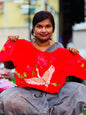 Raw Silk Zardosi Free size Blouse