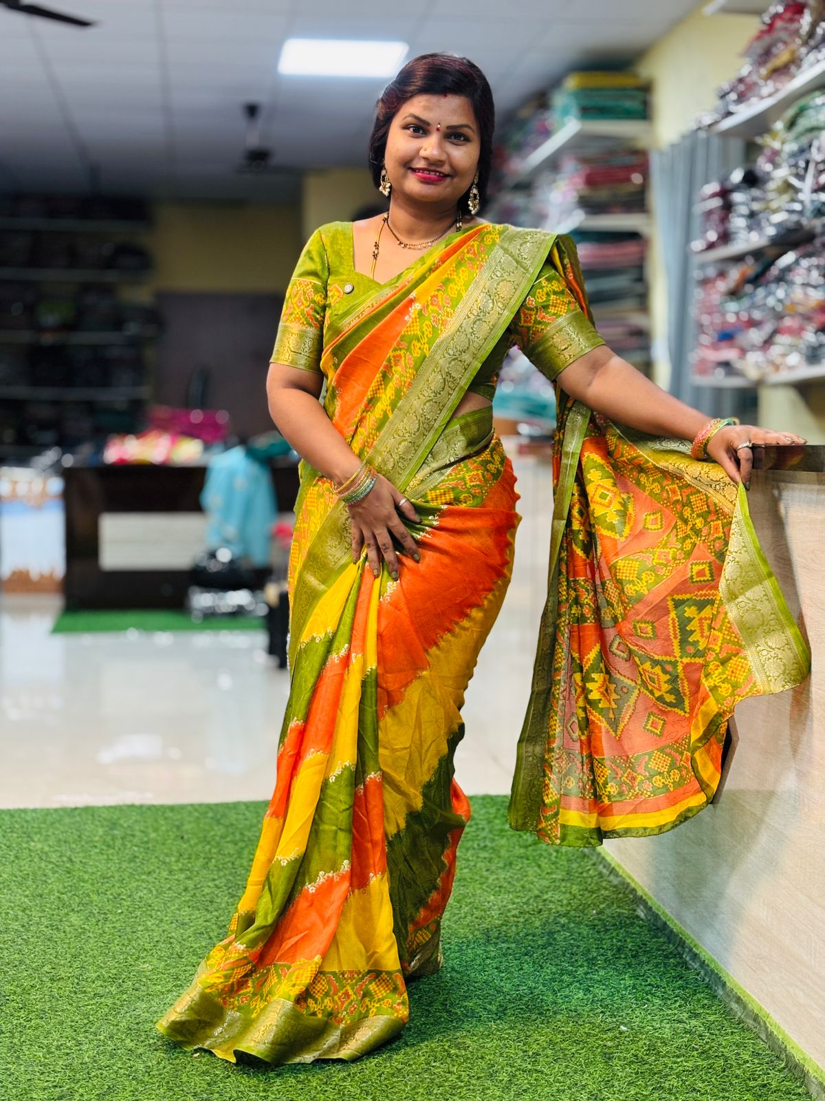 Matty Georgette Pochampally Border