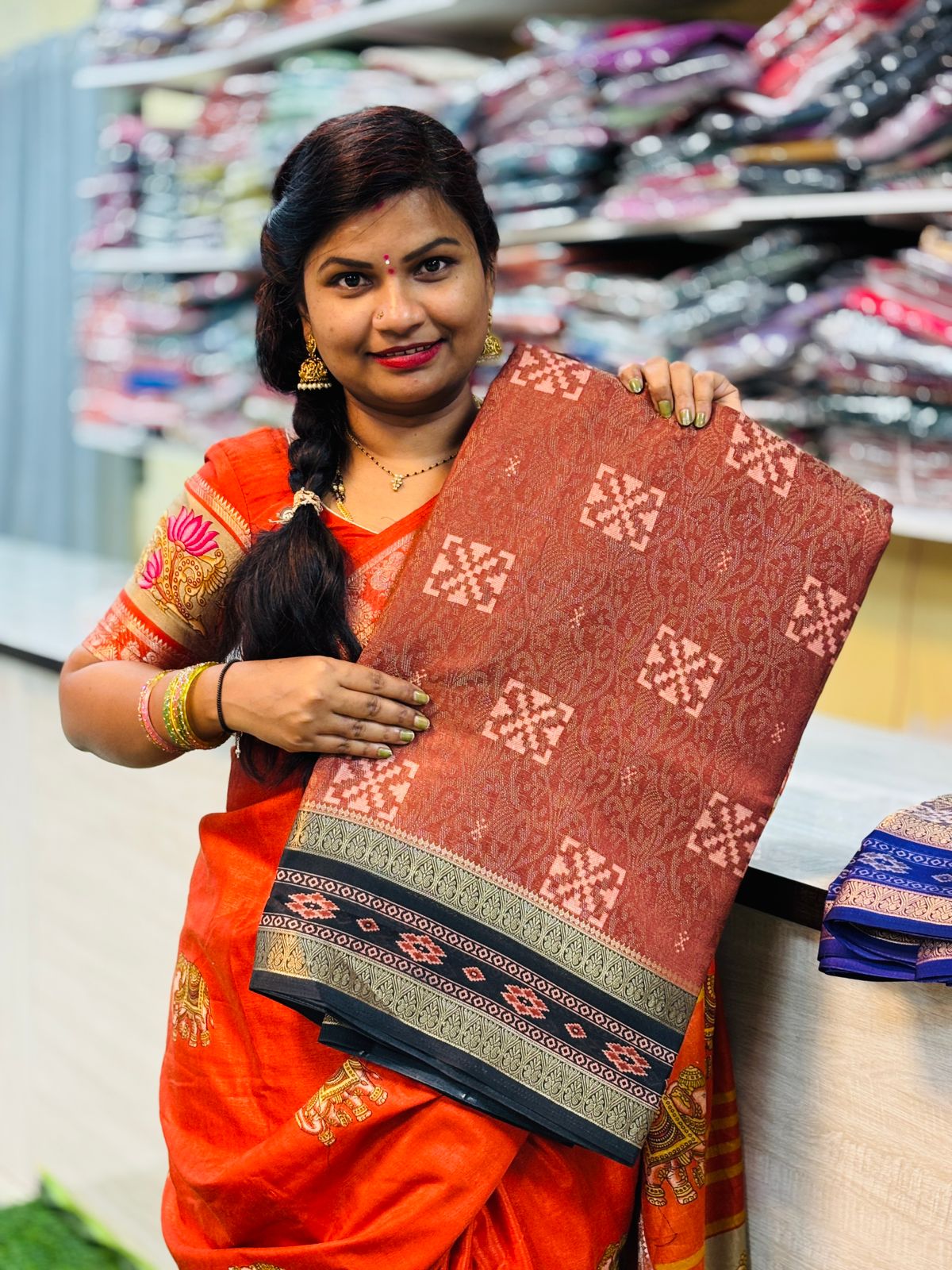 Pochampally Brocade Pattu