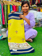 Brocade Pattu with weaving borders