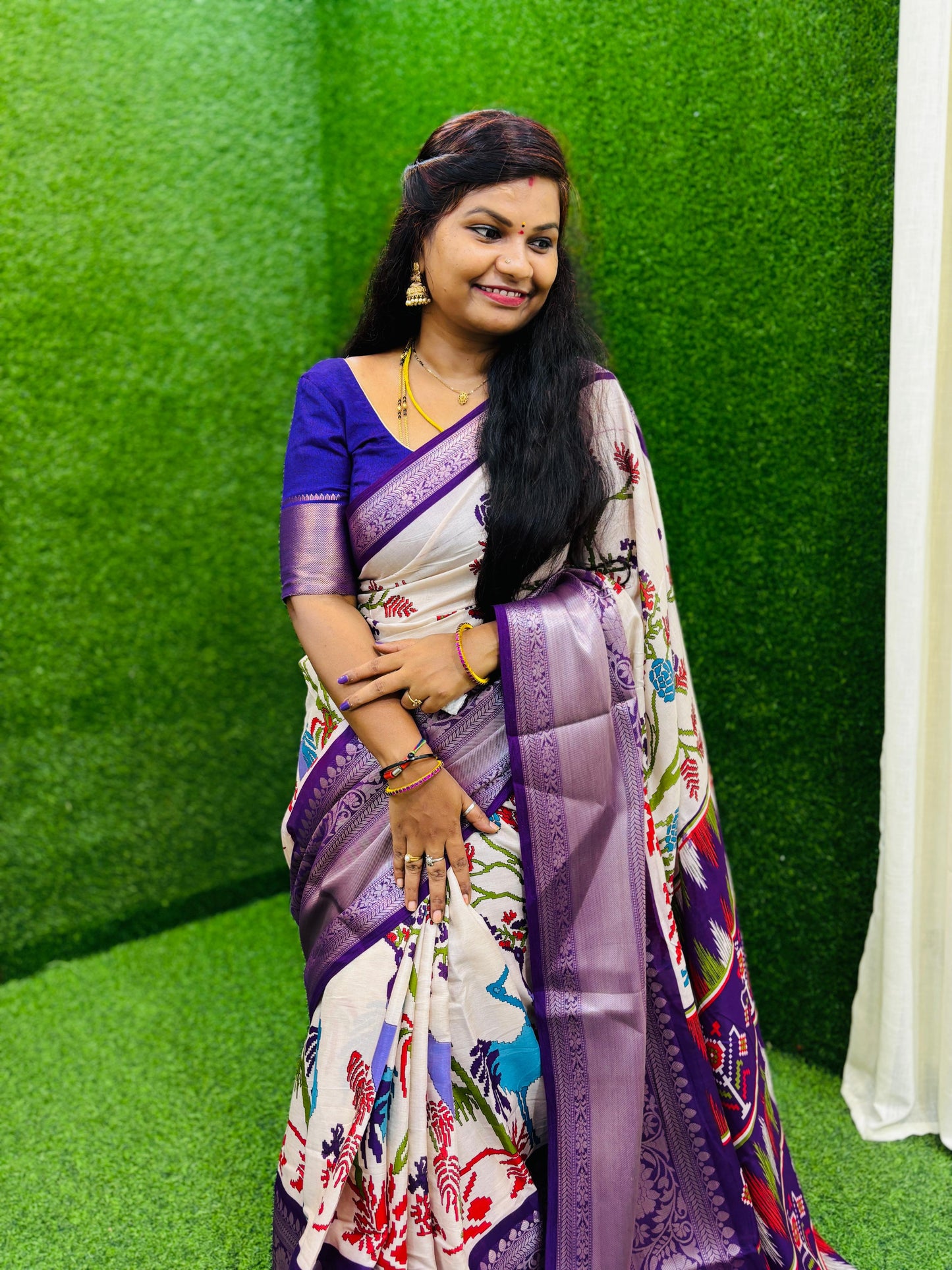 Madhubani Soft Silk