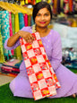 Lenin Checks Floweral Sarees