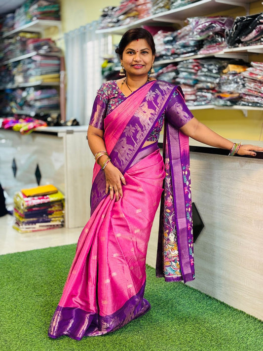 Uppada tissue Pattu silk