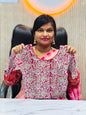 Kalamkari Readymade Blouse – XL Size (Elastic)