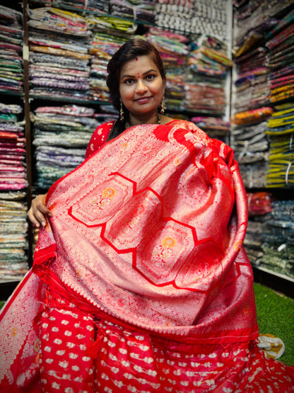 Banarasi pithani Meenakari Weavings