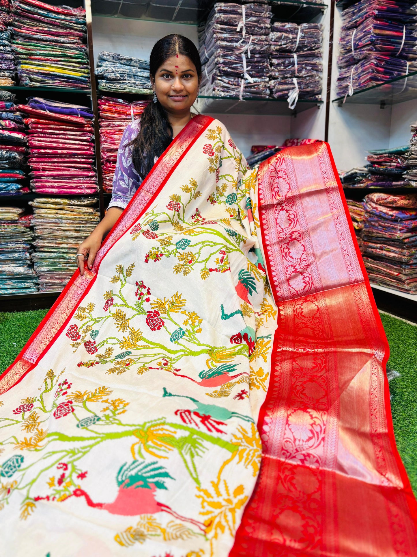 Madhubani Soft Silk