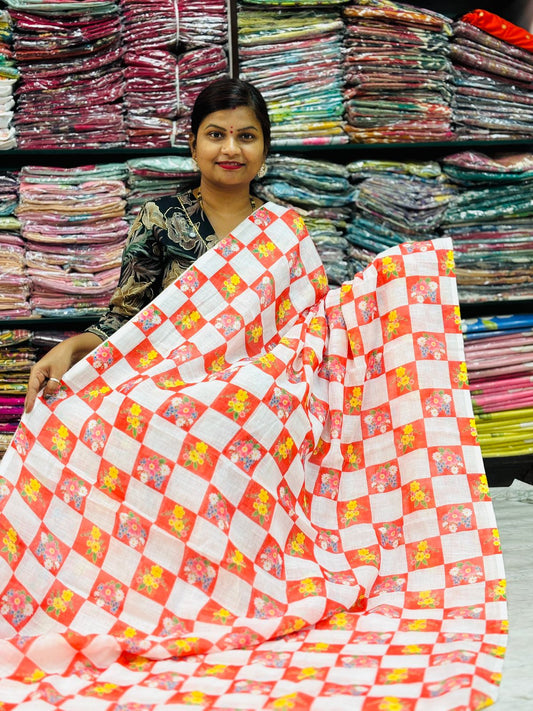 Lenin Designs in checks 
Floweral print