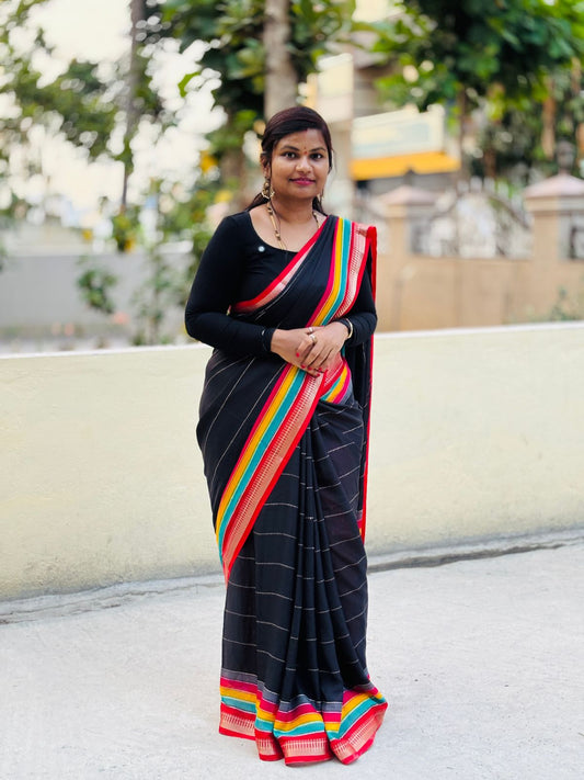 Rainbow chiffon georgettes