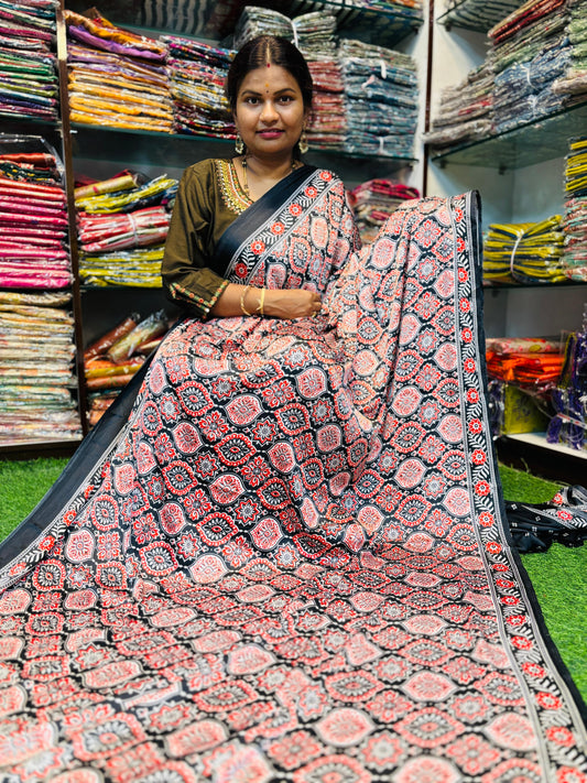 Ajrak Modal Silk