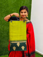 Semi Gadwal Pattern Soft Silk