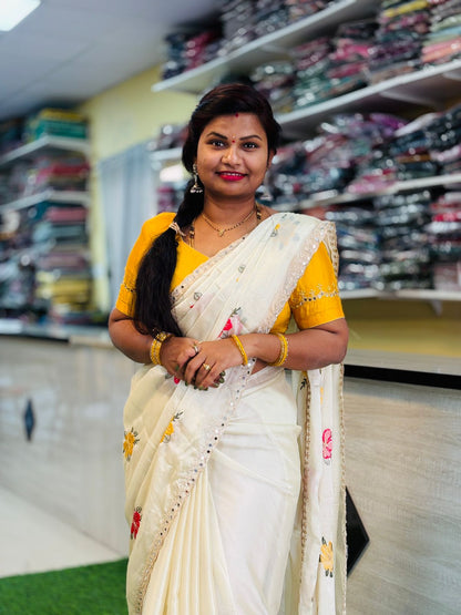 Georgette Mirror work