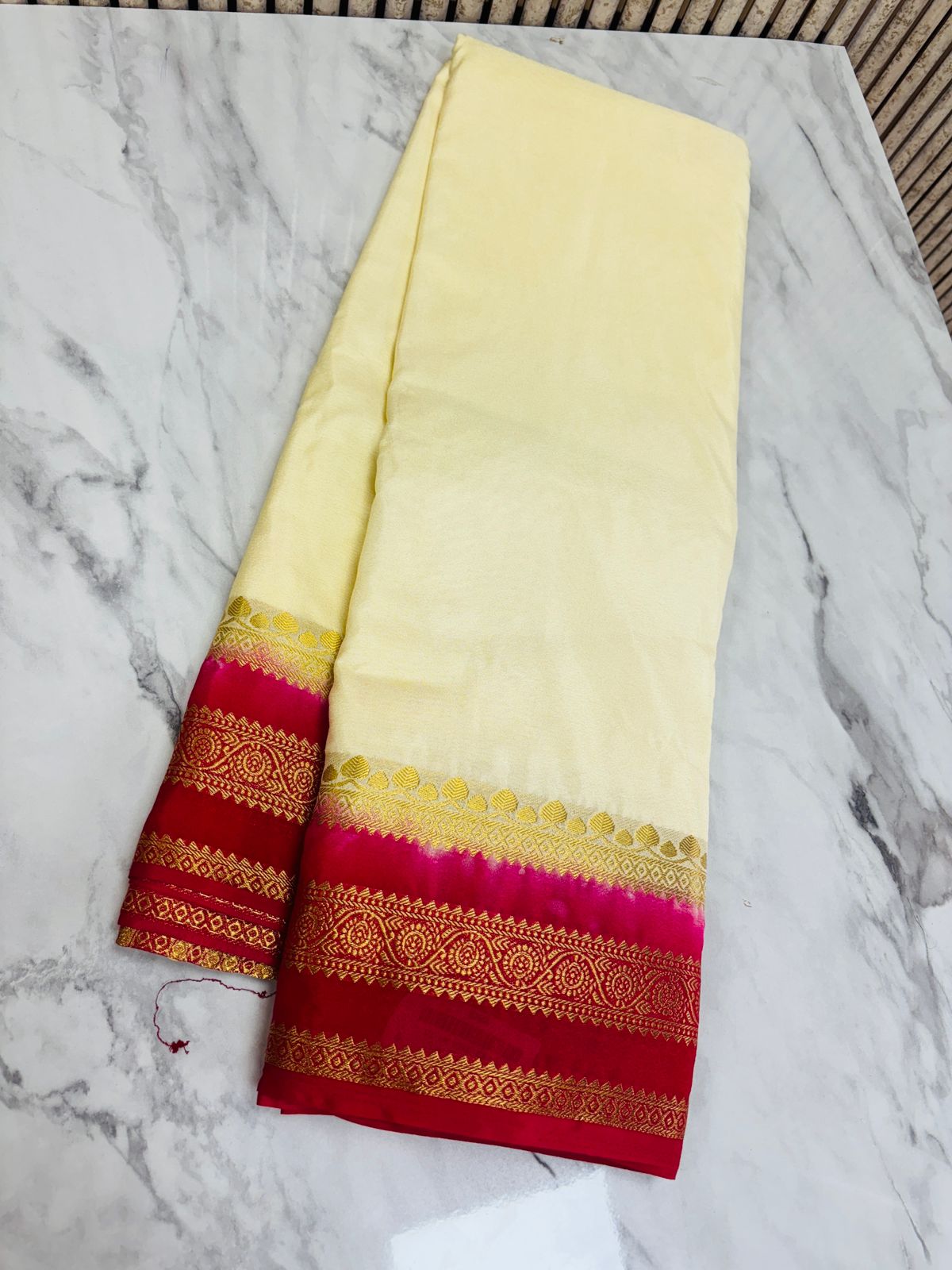 Semi Mysore Crepe Silk Sarees 21