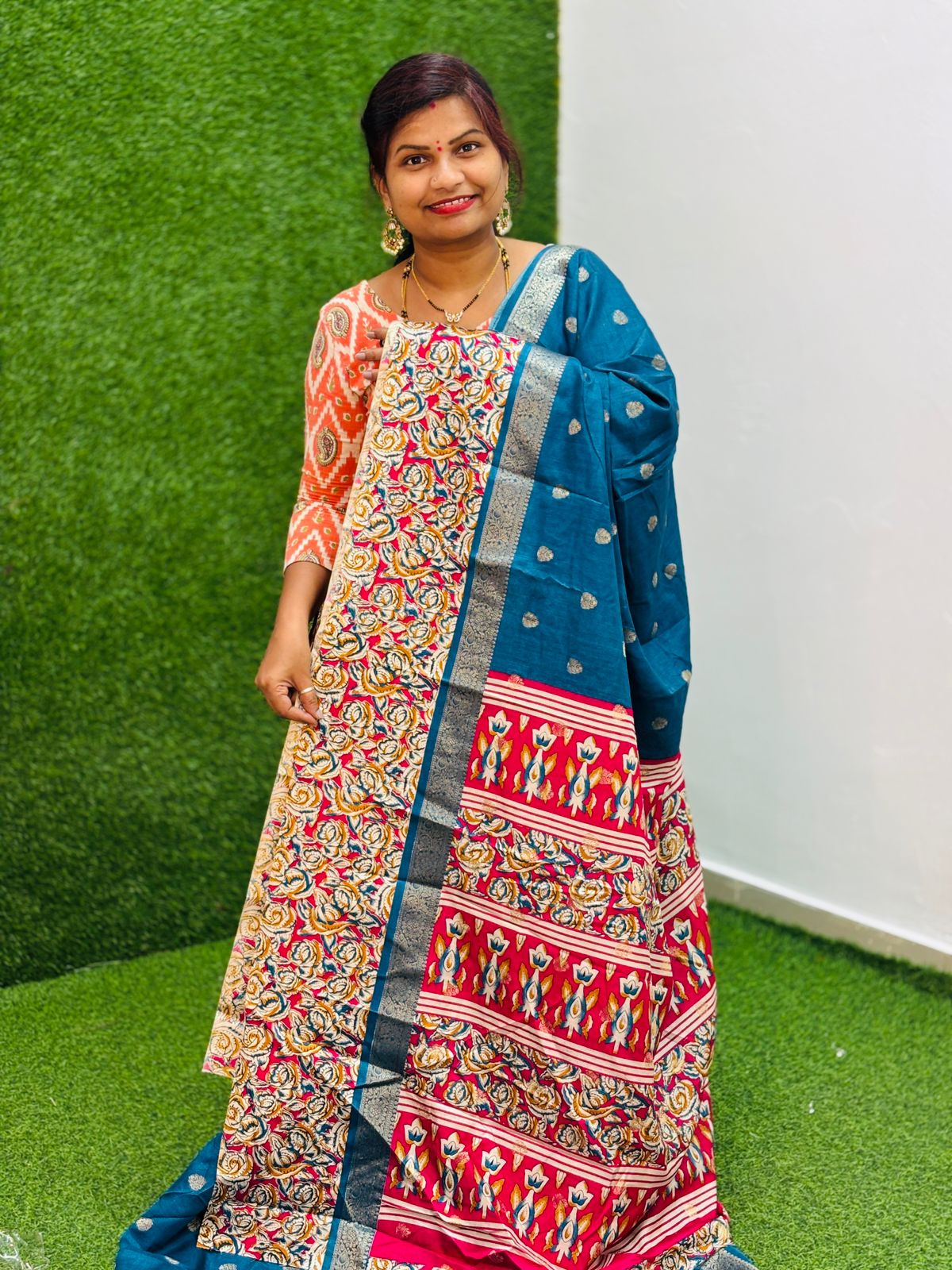 Banarasi Mangalagiri Saree