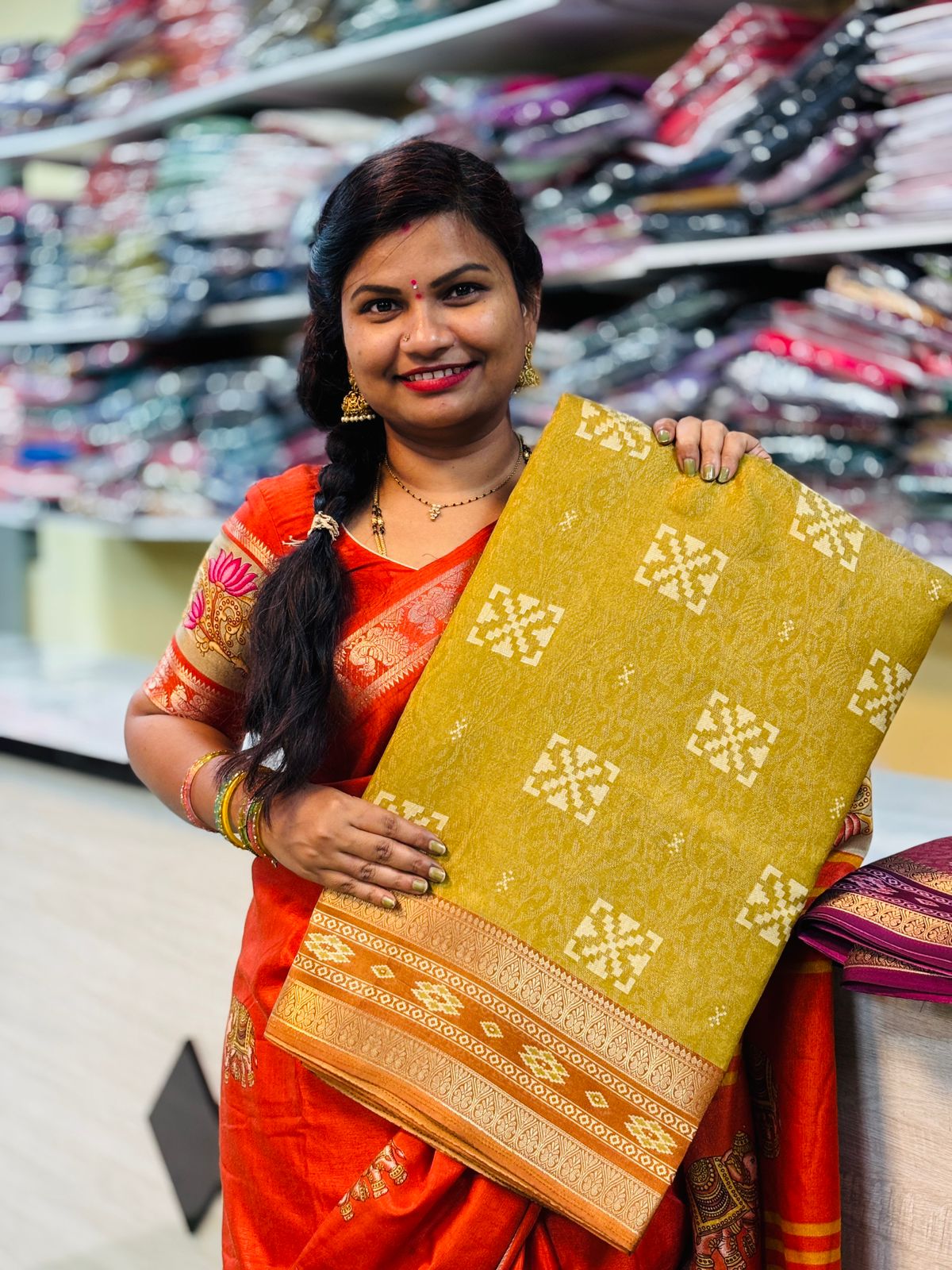 Pochampally Brocade Pattu