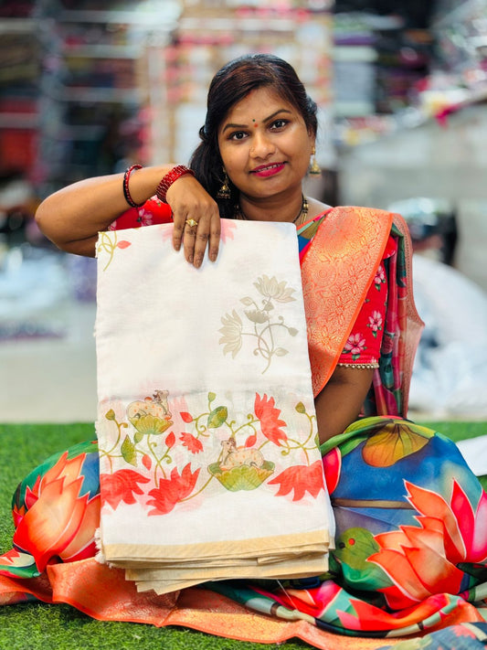 Tulip Chanderi silk
