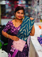 Necklace Banarasi Pattu Sarees Rama