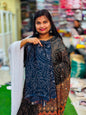 Azrak Chiffon Saree