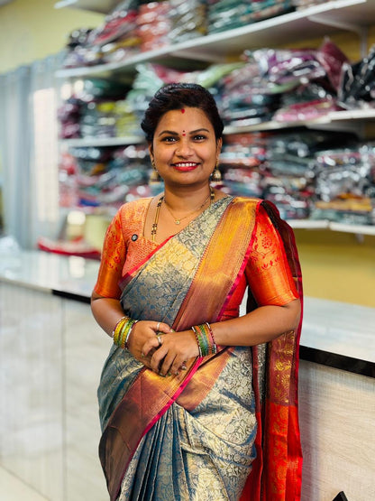 Semi Kanchi Pattu Sarees