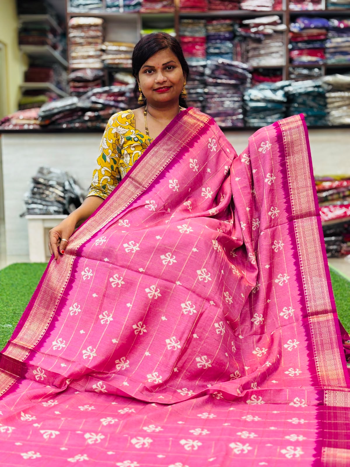 Mashroom Silk Saree