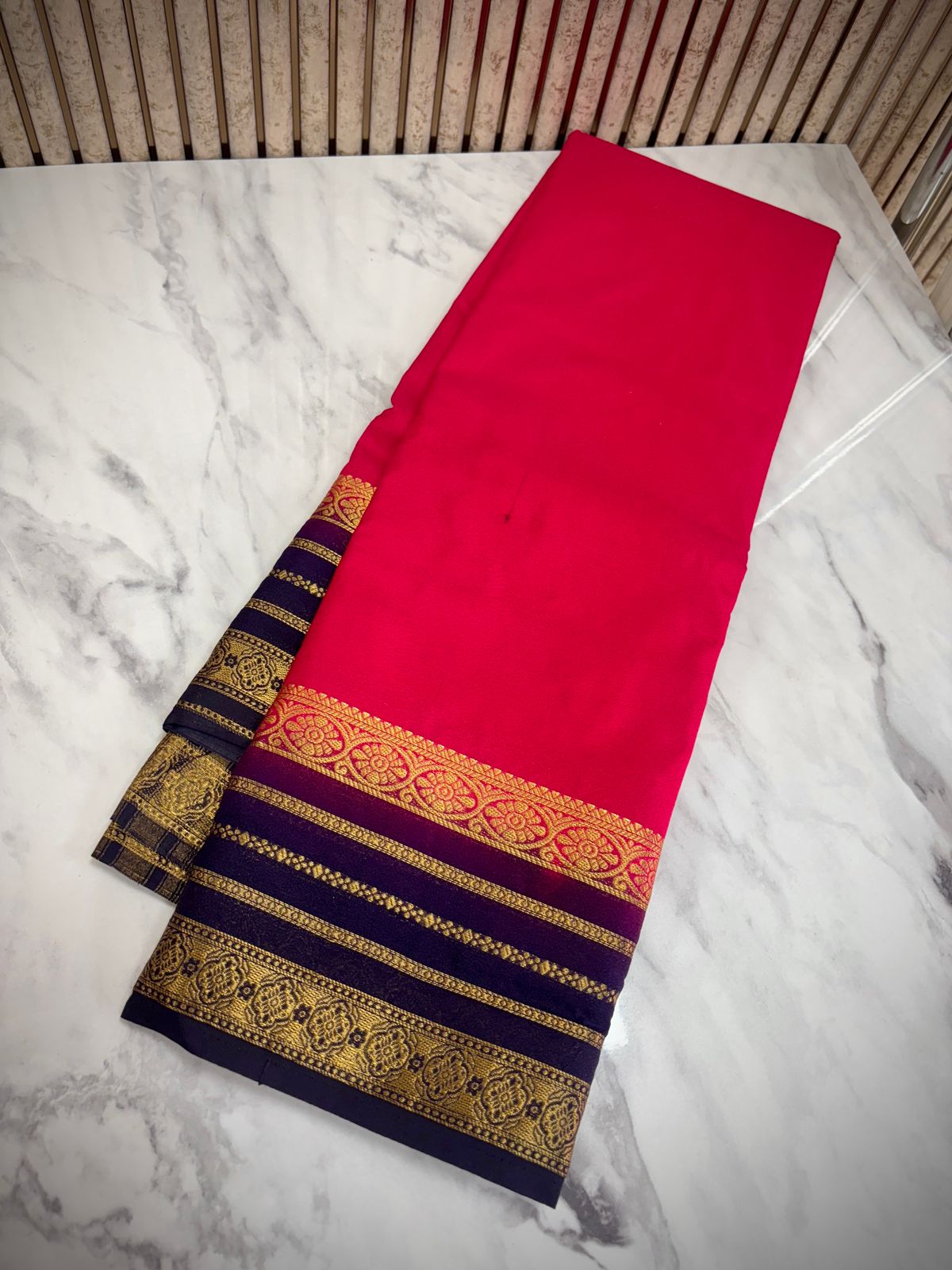 Semi Mysore Crepe Silk Sarees 3