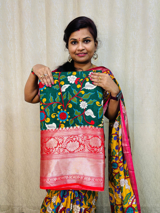 Kalamkarii Crepe Silk