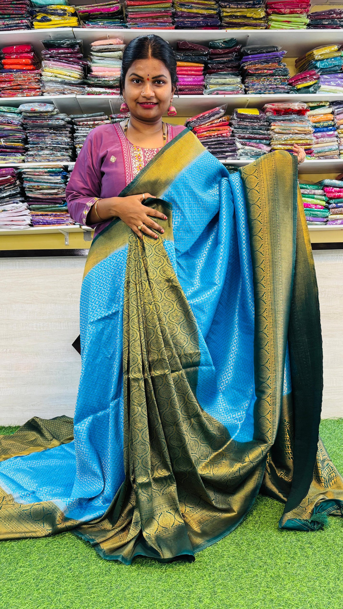 Partly Kubera Pattu sarees