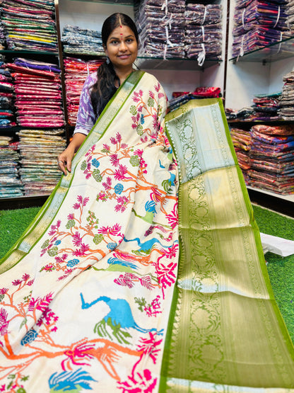 Madhubani Soft Silk