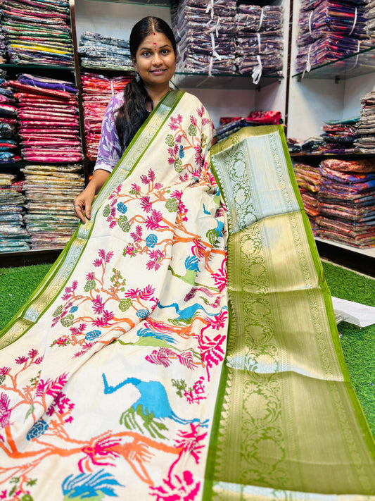 Madhubani Soft Silk