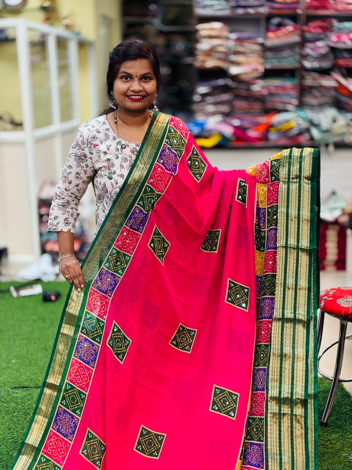 Azrak Georgette Sarees