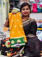 Semi Mysore crepe saree