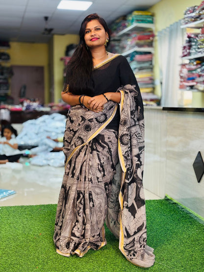 Kota cottons in Madhubani prints