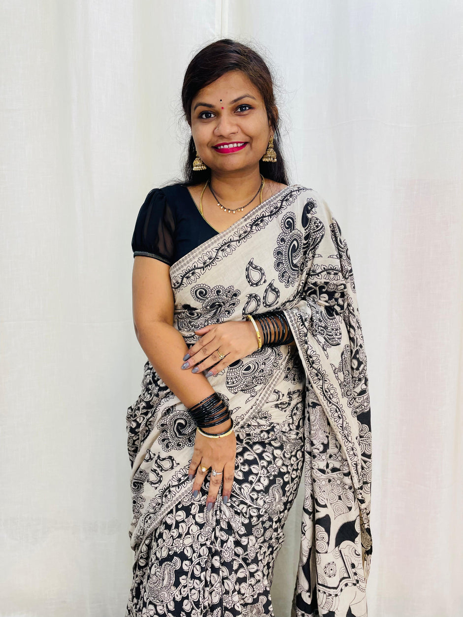 Kalamkari Cotton – Sarees by Siva