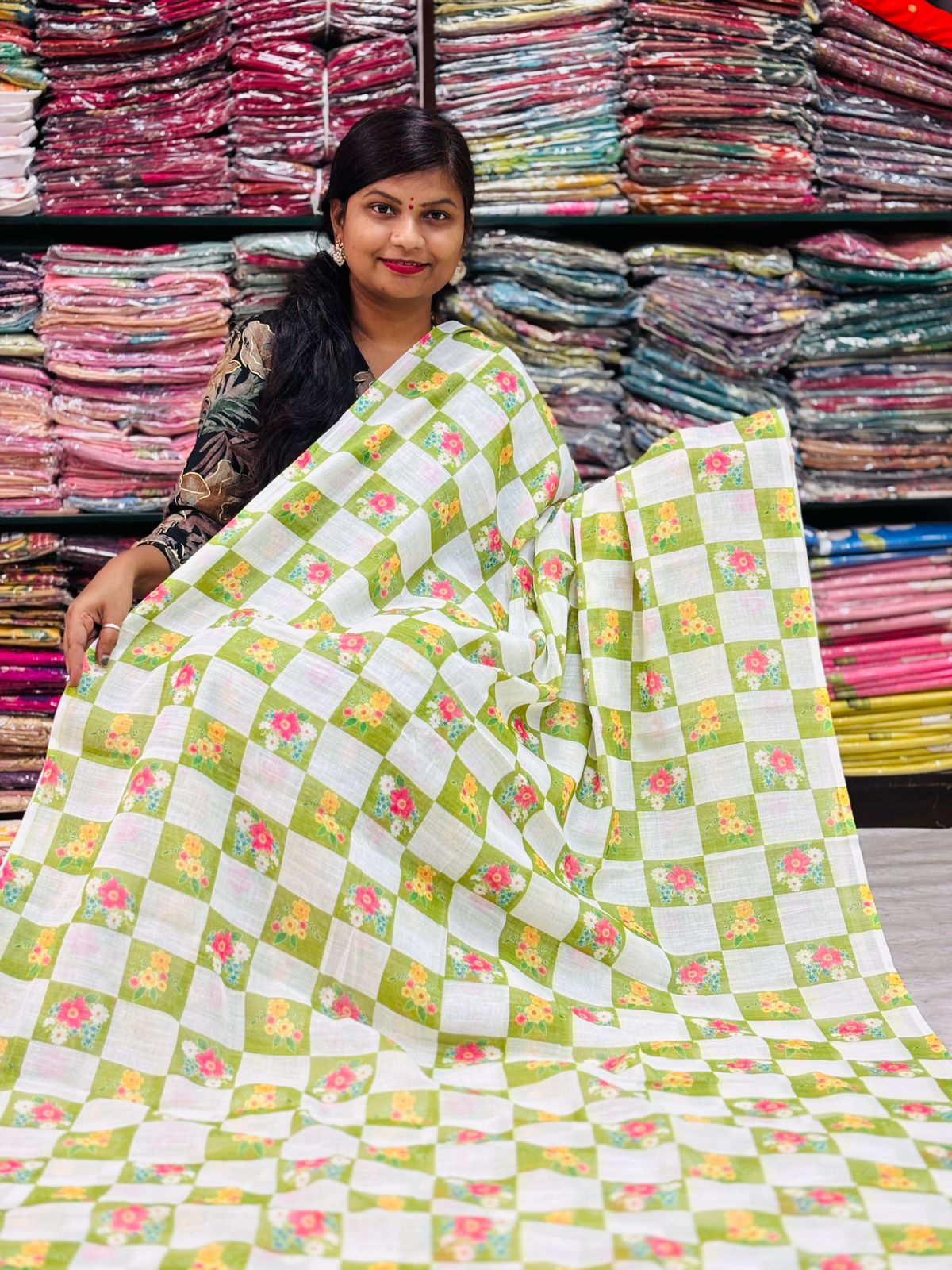 Lenin Designs in checks 
Floweral print
