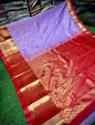 Lavender with red Kanchi sarees 16