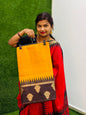 Semi Gadwal Pattern Soft Silk