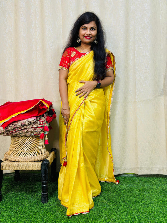 Moonga Crepe Saree