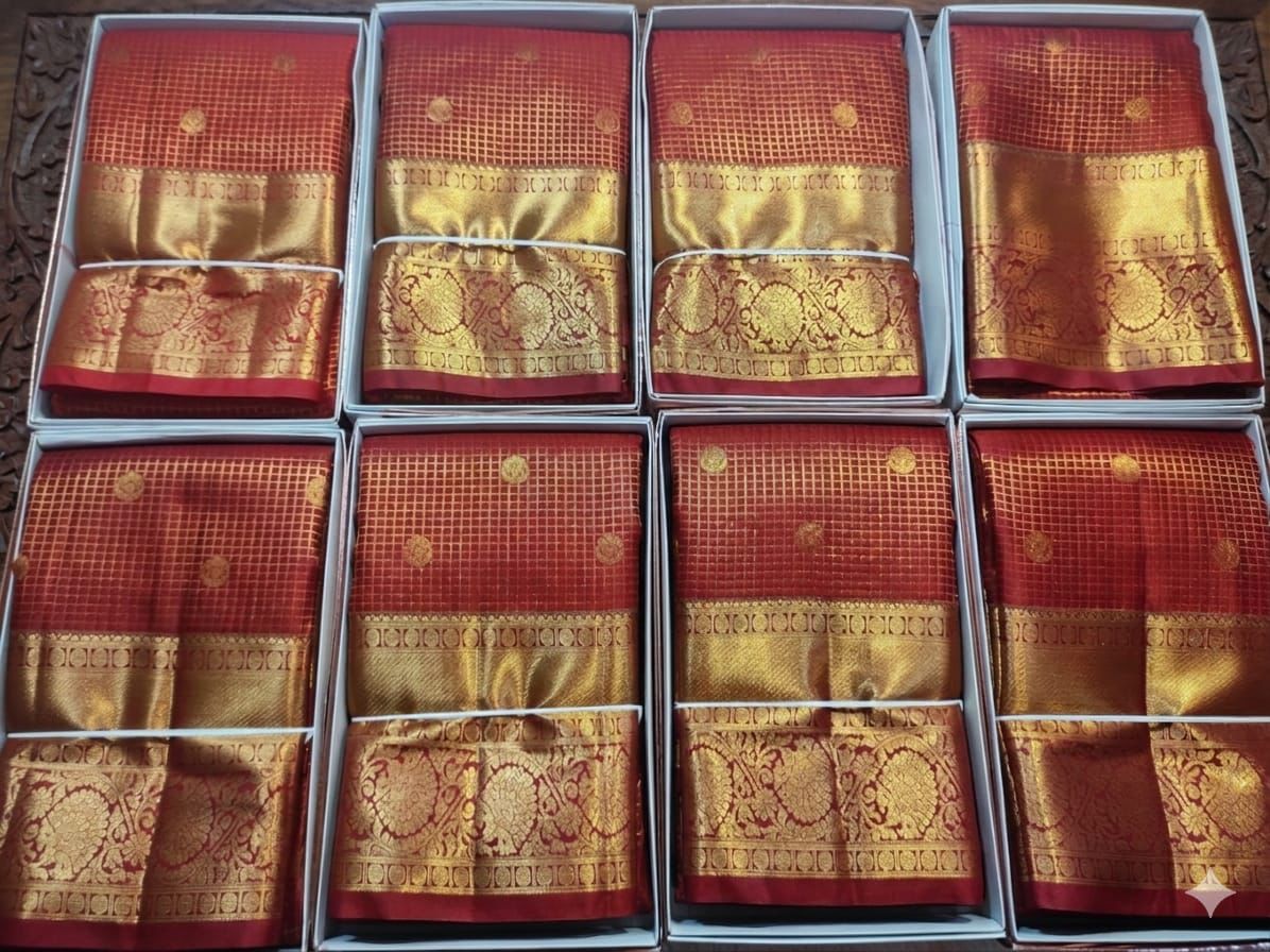 Semi Kanchi Vintage Pattu Sarees