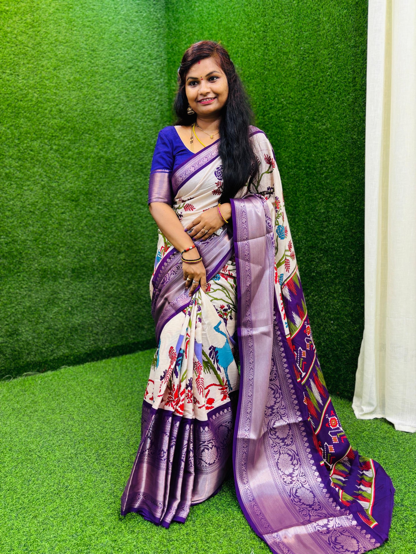Madhubani Soft Silk