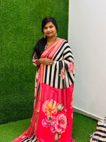 Chiffon Georgette Saree