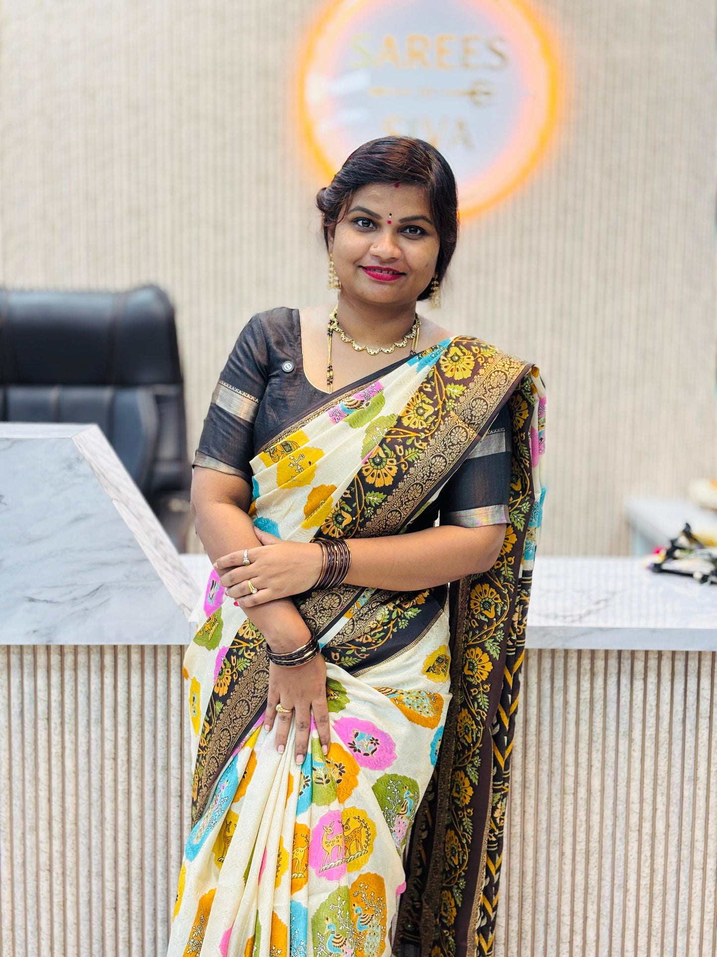 Mashmellow Georgette Saree