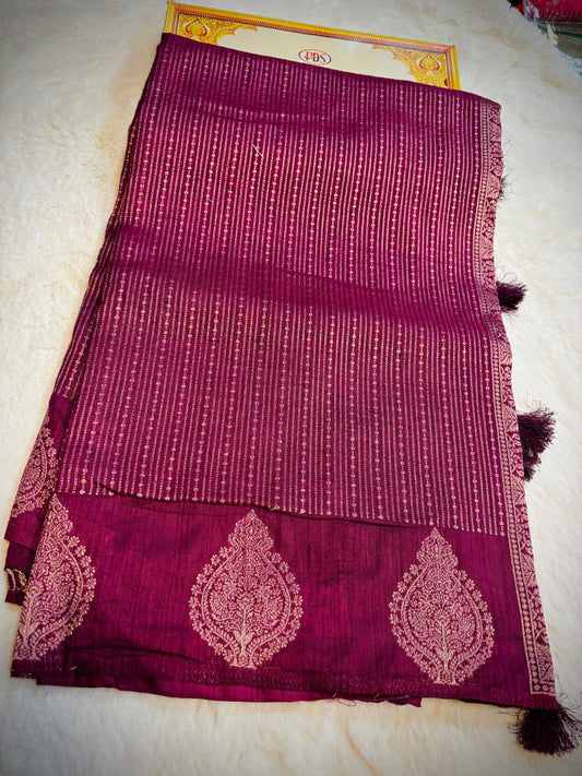 Raw Mango Pattu saree