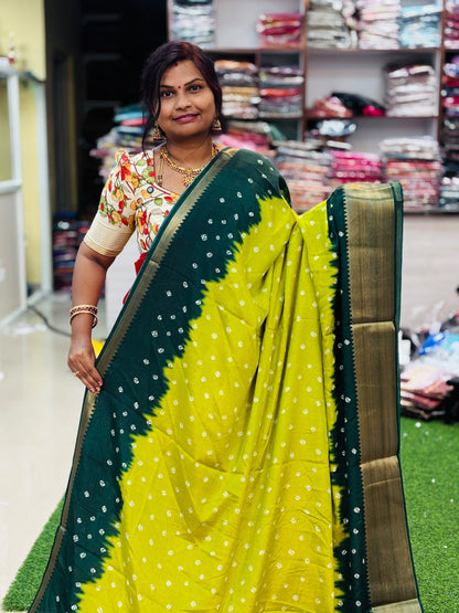 2D Bandini Silk saree