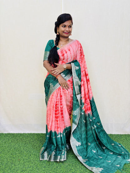 Banarasi Mashroom Silk Sarees