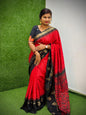 Semi Gadwal Pattern Soft Silk