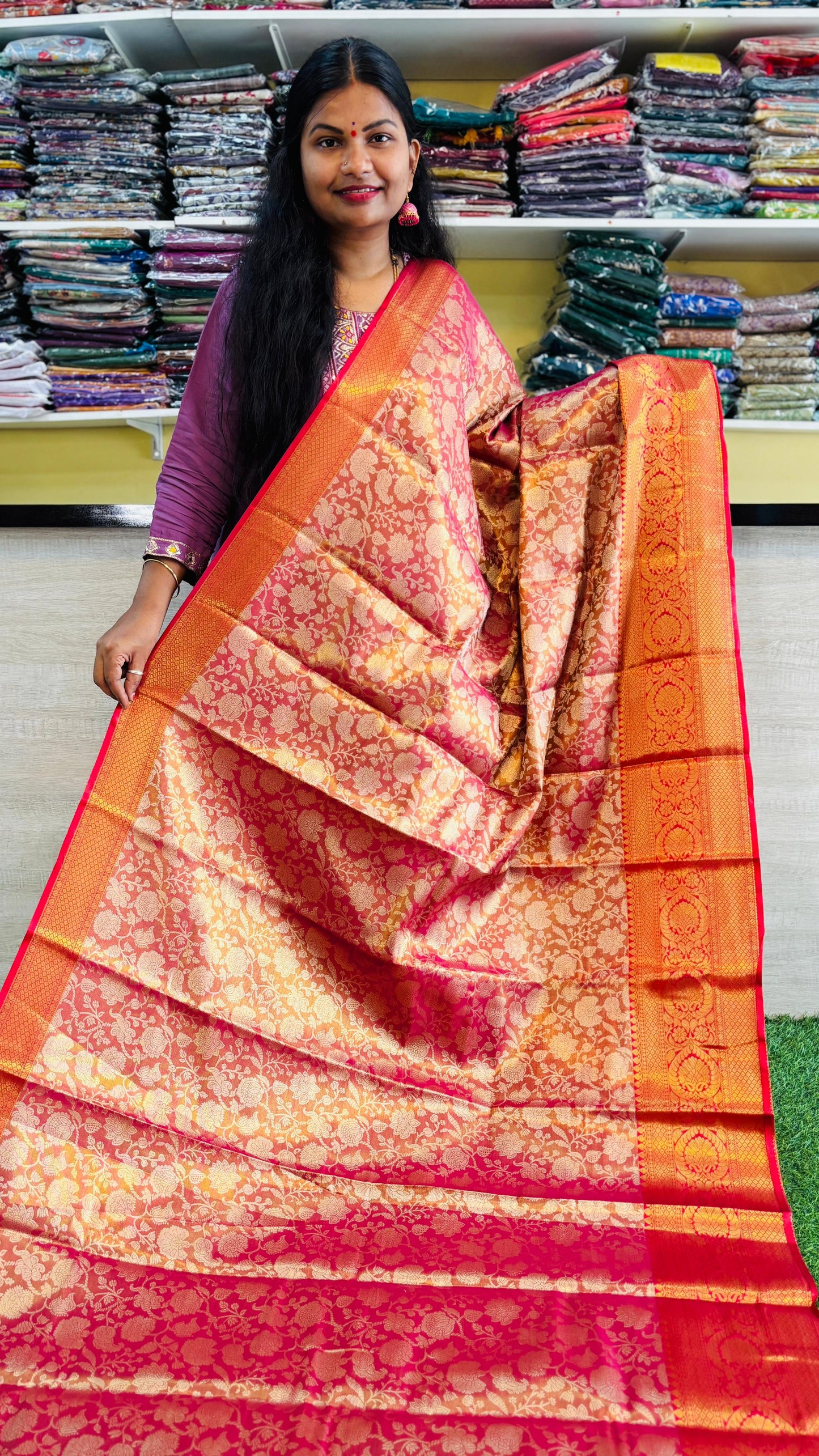 Semi Kanchi sarees