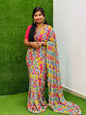 Azrak crepe sarees