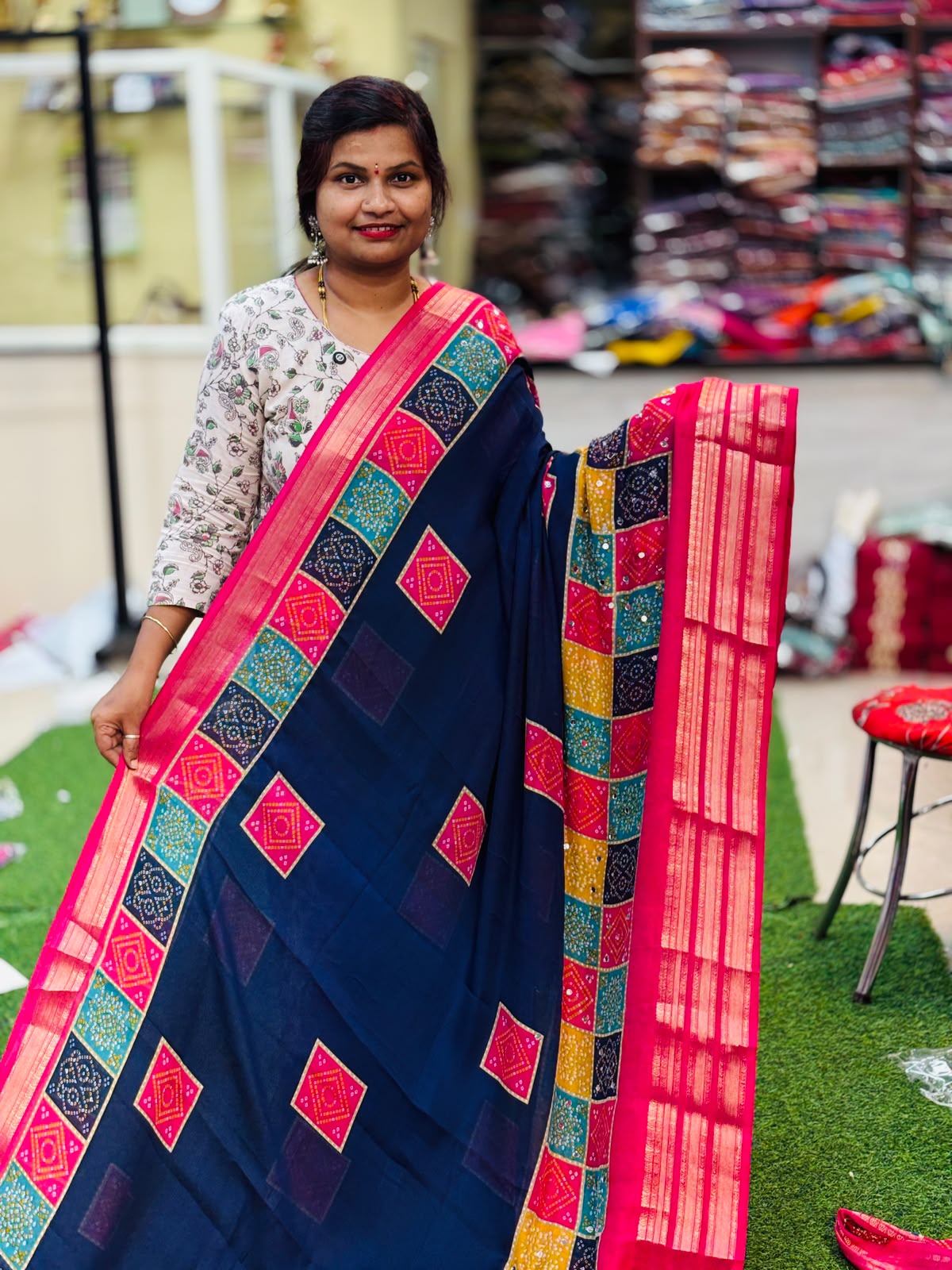 Azrak Georgette Sarees