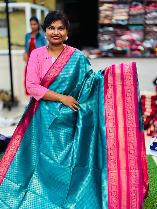 Semi Kanchi Pattu Sarees